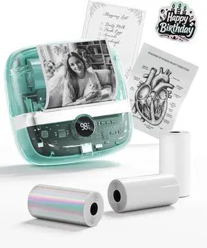 300DPI Sticker Printer - T02 Pro Mini Thermal Printer AI Sticker Maker 300DPI Sticker Printer - T02 Pro Mini Thermal Printer AI Sticker Maker