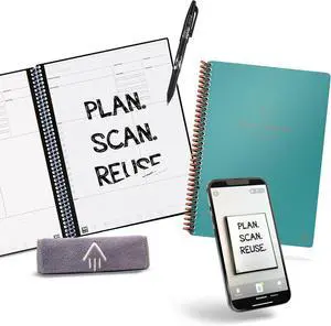 Fusion Plus Reusable Notebook Planner, Letter 8.5x11, Teal Fusion Plus Reusable Notebook Planner, Letter 8.5x11, Teal