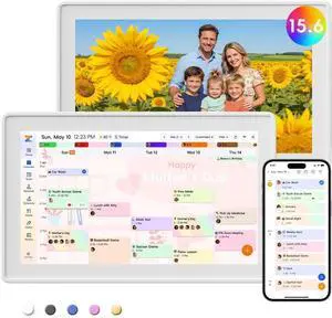15.6" Digital Calendar, No Subscription Smart Family Planner 15.6" Digital Calendar, No Subscription Smart Family Planner