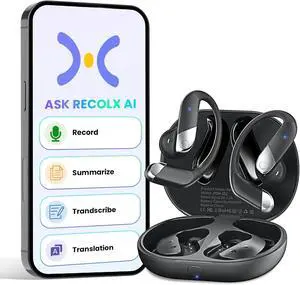Recolx Fit 2 AI Voice Recorder Note Taker & Translation Earbuds. Recolx Fit 2 AI Voice Recorder Note Taker & Translation Earbuds.