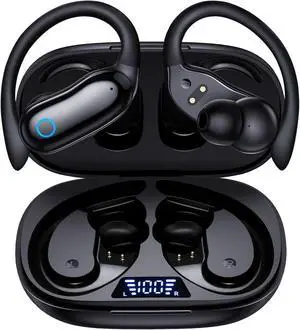 Active Noise Cancelling Ear Buds AI Translation Wireless Earbuds 96hrs Playback Bluetooth Headphones Dual Battery Display Stereo Bass Earphones with Earhooks Microphone for Sports/Runing/Workout Active Noise Cancelling Ear Buds AI Translation Wireless Earbuds 96hrs Playback Bluetooth Headphones Dual Battery Display Stereo Bass Earphones with Earhooks Microphone for Sports/Runing/Workout