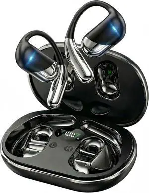 AI Translation Earbuds Real Time 194 Languages Translator Earbuds, No Subscription, 60H Battery Open Ear Bluetooth 6.1 Headphones, Audifonos Traductores Inglés Español for Travel Business Learning AI Translation Earbuds Real Time 194 Languages Translator Earbuds, No Subscription, 60H Battery Open Ear Bluetooth 6.1 Headphones, Audifonos Traductores Inglés Español for Travel Business Learning