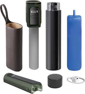4AllFamily Rambler PRO Insulin Cooler Travel Case for 1-Pen - Green | Compact Insulin Cooler with Electric Lid, Biogel Hybrid Cooling, and Temperature Display for Storage of Diabetic Supplies 4AllFamily Rambler PRO Insulin Cooler Travel Case for 1-Pen - Green | Compact Insulin Cooler with Electric Lid, Biogel Hybrid Cooling, and Temperature Display for Storage of Diabetic Supplies