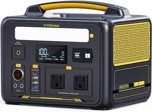 Jump 600X Portable Power Station 600W, 299Wh LiFePO4 Battery | 1200W Surge AC Outlet, PD 60W USB-C, 2-In-1 Solar Generator with Jump Start for Blackout, Camping, Outage and Road Trip Jump 600X Portable Power Station 600W, 299Wh LiFePO4 Battery | 1200W Surge AC Outlet, PD 60W USB-C, 2-In-1 Solar Generator with Jump Start for Blackout, Camping, Outage and Road Trip