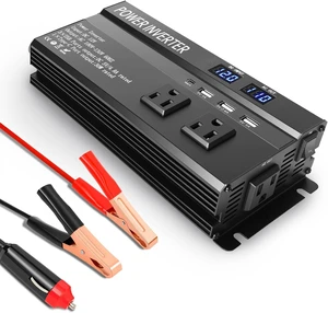 1200W Peak Power Inverter, Car Inverter with 3 USBType-c and 3 AC Outlets 1200W Peak Power Inverter, Car Inverter with 3 USBType-c and 3 AC Outlets