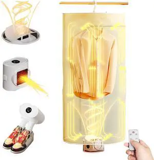 3-in-1 Multifunctional Portable Dryer for laundry Clothes Dryer, Boot Dryer, With Time SettingRemote Control, Laundry, Apartments, RV, Travel, Low noiseEnergy Saving 3-in-1 Multifunctional Portable Dryer for laundry Clothes Dryer, Boot Dryer, With Time SettingRemote Control, Laundry, Apartments, RV, Travel, Low noiseEnergy Saving