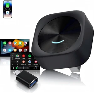 Wireless CarPlay & Android Auto Adapter Converts Wired to Wireless | Fast Auto Reconnect, Plug & Play for Factory Wired CarPlay Vehicles, Most Cars 2016+, Black Wireless CarPlay & Android Auto Adapter Converts Wired to Wireless | Fast Auto Reconnect, Plug & Play for Factory Wired CarPlay Vehicles, Most Cars 2016+, Black