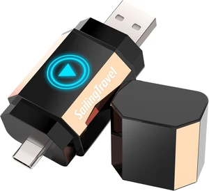 Lipstick Series (Built-in Magnet) Wireless CarPlay/Android Auto Adapter for iPhone & Android, Mini Convert Wired to Wireless Dongle with USB & Type-C 2.0, Stable Control & No Delay Lipstick Series (Built-in Magnet) Wireless CarPlay/Android Auto Adapter for iPhone & Android, Mini Convert Wired to Wireless Dongle with USB & Type-C 2.0, Stable Control & No Delay