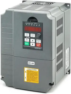 HUANYANG VFD Variable Frequency Drive 4kW 5HP 220V (GT-4R0G-2) | Vector Control,220VAC 1-3 Phase Input, 220VAC 3-Phase 0-400HZ Output,16A,Motor Speed Contorl HUANYANG VFD Variable Frequency Drive 4kW 5HP 220V (GT-4R0G-2) | Vector Control,220VAC 1-3 Phase Input, 220VAC 3-Phase 0-400HZ Output,16A,Motor Speed Contorl
