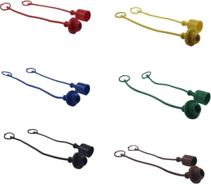 6 Sets 1/2Agricultural ISO 5675 JD Sub Compact Tractor Hydraulic Coupler Male Dust Cap And Female Plug Cover Set(Red,Blue,Black,Yellow,Green,Brown) 6 Sets 1/2Agricultural ISO 5675 JD Sub Compact Tractor Hydraulic Coupler Male Dust Cap And Female Plug Cover Set(Red,Blue,Black,Yellow,Green,Brown)