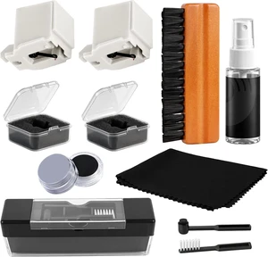 9-in-1 Vinyl Record Cleaning Kit,Turntable Cleaner Set with 2 TN3600L Replacement Stylus Needles,Velvet Brush,Anti-Static Record Brush,Nano Brush,Stylus Brush,Cleaning Cloth for LP Albums 9-in-1 Vinyl Record Cleaning Kit,Turntable Cleaner Set with 2 TN3600L Replacement Stylus Needles,Velvet Brush,Anti-Static Record Brush,Nano Brush,Stylus Brush,Cleaning Cloth for LP Albums