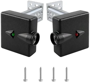Garage Door Sensors Bracket, Replacement for Genie/Overhead Garage Door sensors, GSTB-R STB-BL Garage Sensor for Genie Garage Door Openers Manufactured After 1993Includes Sender & Receiver & Bracket. Garage Door Sensors Bracket, Replacement for Genie/Overhead Garage Door sensors, GSTB-R STB-BL Garage Sensor for Genie Garage Door Openers Manufactured After 1993Includes Sender & Receiver & Bracket.