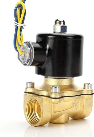 Brass Electric Solenoid Valve, 3/4" 12V Air Valve Normally Colsed for Water Air Gas Fuel Oil Brass Electric Solenoid Valve, 3/4" 12V Air Valve Normally Colsed for Water Air Gas Fuel Oil