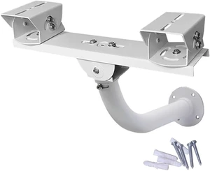 Security Camera Mount Holder Double Surveillance Camera L Type Metal Steel One to 2 Horizontal Cross Bar Dual Camera Mount Bracket Extension Bar Horizontal Arm L Shape Wall Mounting 2 Base Bracket Security Camera Mount Holder Double Surveillance Camera L Type Metal Steel One to 2 Horizontal Cross Bar Dual Camera Mount Bracket Extension Bar Horizontal Arm L Shape Wall Mounting 2 Base Bracket