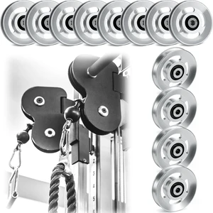 2-14 Pcs Aluminum Cable Pulley Wheel 90/95mm 2-14 Pcs Aluminum Cable Pulley Wheel 90/95mm