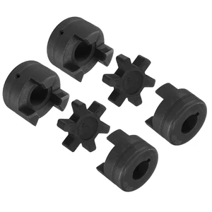 2 Pcs 3/4" to 3/4" L075 Flexible 3-Piece L-Jaw Coupling Coupler Set & Buna-N NBR Rubber Spider for Log Splitter Hybrid Equipment 2 Pcs 3/4" to 3/4" L075 Flexible 3-Piece L-Jaw Coupling Coupler Set & Buna-N NBR Rubber Spider for Log Splitter Hybrid Equipment