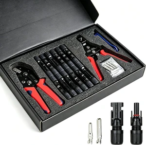 24Pairs Solar Panel Connector with Crimping Tool and Wire Stripper 24Pairs Solar Panel Connector with Crimping Tool and Wire Stripper