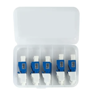 10 Pack Single Mode Fiber Optic Attenuators 2dB, 5dB, 7dB, 10dB, 15dB, LC/UPC Fiber Attenuator Ideal for Communication & Data Centers 10 Pack Single Mode Fiber Optic Attenuators 2dB, 5dB, 7dB, 10dB, 15dB, LC/UPC Fiber Attenuator Ideal for Communication & Data Centers
