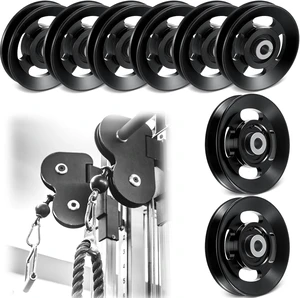 2-14 Pcs Aluminum Cable Pulley Wheel 90/95mm 2-14 Pcs Aluminum Cable Pulley Wheel 90/95mm