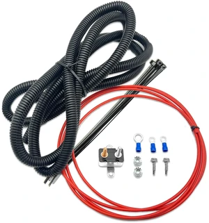 Towed Vehicle Charge Line Kit Compatible with 156-25, Provides Continuous Maintenance Charging for Extended Battery Life, Heavy Duty 14-Gauge Wire, Includes a Thermal Circuit Breaker and Mounting Kit Towed Vehicle Charge Line Kit Compatible with 156-25, Provides Continuous Maintenance Charging for Extended Battery Life, Heavy Duty 14-Gauge Wire, Includes a Thermal Circuit Breaker and Mounting Kit