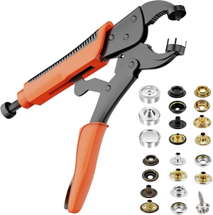 Heavy Duty Snap Fastener Tool Kit with 100 Sets(380PCS) Heavy Duty Snap Fastener Tool Kit with 100 Sets(380PCS)