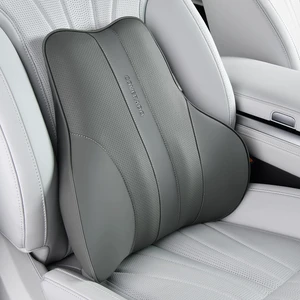 Lumbar Support Pillow for Car, Ergonomic Memory Foam Back Pillow for Office Chair, Back Cushion for Back Pain Relief, PU Leather Car Lumbar Support for Driving Seat Lumbar Support Pillow for Car, Ergonomic Memory Foam Back Pillow for Office Chair, Back Cushion for Back Pain Relief, PU Leather Car Lumbar Support for Driving Seat