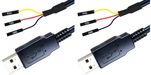 6 Feet USB to TTL-232R-RPI 3.3V Adapter Cable, FT232 USB to TTL Serial UART Cable, TX RX Signal 3 Pin 3v3 Level Signal 2.54mm Dupont Female Header Windows Linux MAC OS (Pack of 2) 6 Feet USB to TTL-232R-RPI 3.3V Adapter Cable, FT232 USB to TTL Serial UART Cable, TX RX Signal 3 Pin 3v3 Level Signal 2.54mm Dupont Female Header Windows Linux MAC OS (Pack of 2)