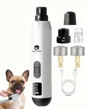 2026 Upgraded Silent Dog Nail Grinder 5 Speeds with dual LED LightsWHITE 2026 Upgraded Silent Dog Nail Grinder 5 Speeds with dual LED LightsWHITE
