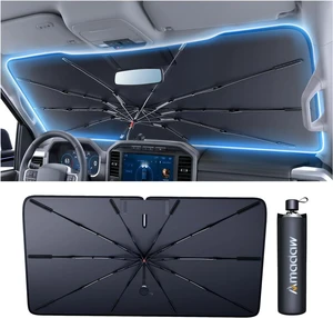 SUV Windshield Sun Shade for RX300/350/400,Forester,Tiguan 2000-2026,Foldable Umbrella Sunshade with 100% UV Block, Multi-Layer Heat Insulation, Keeps Car Cooler, Summer Car Accessory SUV Windshield Sun Shade for RX300/350/400,Forester,Tiguan 2000-2026,Foldable Umbrella Sunshade with 100% UV Block, Multi-Layer Heat Insulation, Keeps Car Cooler, Summer Car Accessory