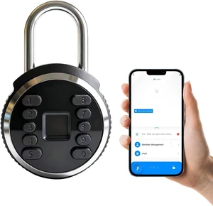 Fingerprint Padlock, Biometric Smart Lock Keyless IP67 Water-Resistant Gym Locker Lock, Rechargeable Fingerprint Lock for Gym, Fence, Storage, Outdoor and Indoor Security Fingerprint Padlock, Biometric Smart Lock Keyless IP67 Water-Resistant Gym Locker Lock, Rechargeable Fingerprint Lock for Gym, Fence, Storage, Outdoor and Indoor Security