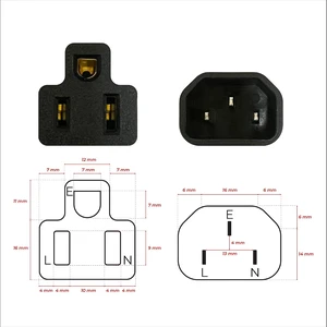 Dracaena 10 Pack IEC320 C14 Male to Nema 5-15R PDU USA UPS Extension Power Plug Adapter,IEC C14 Male Plug to Nema 5-15R US 3 Pin Female Power Adapter Connector Dracaena 10 Pack IEC320 C14 Male to Nema 5-15R PDU USA UPS Extension Power Plug Adapter,IEC C14 Male Plug to Nema 5-15R US 3 Pin Female Power Adapter Connector