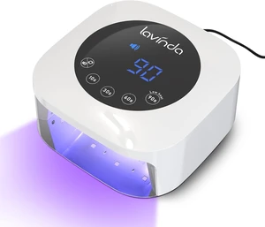 UV Light for Nails, Plug-in UV LED Nail Lamp 54W UV Gel Lamp White UV Light for Nails, Plug-in UV LED Nail Lamp 54W UV Gel Lamp White