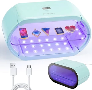 UV Light for Resin, Fast Even Curing UV Lamp with 360° UV Coverage UV Light for Resin, Fast Even Curing UV Lamp with 360° UV Coverage