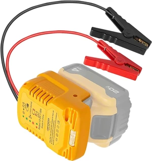 CarJump Starter, Jumper Starter Adapter for DeWalt 20V 60V Battery, Jumper Cables 11AWG 1.2FT Automotive Booster Cable for Jump Starting Car Using Tool Battery CarJump Starter, Jumper Starter Adapter for DeWalt 20V 60V Battery, Jumper Cables 11AWG 1.2FT Automotive Booster Cable for Jump Starting Car Using Tool Battery
