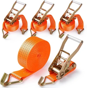4Pack 2Inch Ratchet Straps Heavy Duty 20 Ft Tie-Down Ratcheting with J-Hook 4Pack 2Inch Ratchet Straps Heavy Duty 20 Ft Tie-Down Ratcheting with J-Hook