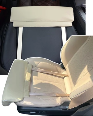 Car Leg Extender Leg Support for Driving, Car Front Seat Thigh Extender Support Cushions, Adjustable Length/Height/Angle Leg Rest Pillow for Cars Office (Beige) Car Leg Extender Leg Support for Driving, Car Front Seat Thigh Extender Support Cushions, Adjustable Length/Height/Angle Leg Rest Pillow for Cars Office (Beige)