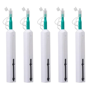 Fiber Optic Connector Cleaning Pen,5PCS Fiber Optic Cleaner Pen for 2.5mm Ferrules SC,FC,ST,SC/ and FC/,800+ Clean Times Fiber Optic Connector Cleaning Pen,5PCS Fiber Optic Cleaner Pen for 2.5mm Ferrules SC,FC,ST,SC/ and FC/,800+ Clean Times