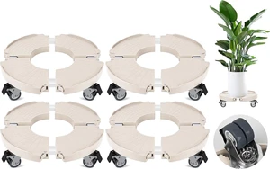 2 Pack Plant Caddy Stands with 360° Wheels Adjustable 15-22 in Rolling Stands Heavy Duty Large Plant Carts Dolly with Casters 440lbs Capacity for Large Planter, Garden Pot, Flower Pot, Beige 2 Pack Plant Caddy Stands with 360° Wheels Adjustable 15-22 in Rolling Stands Heavy Duty Large Plant Carts Dolly with Casters 440lbs Capacity for Large Planter, Garden Pot, Flower Pot, Beige