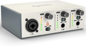 USB C Audio Interface for Recording Music, Streaming, Podcasting, Silver USB C Audio Interface for Recording Music, Streaming, Podcasting, Silver