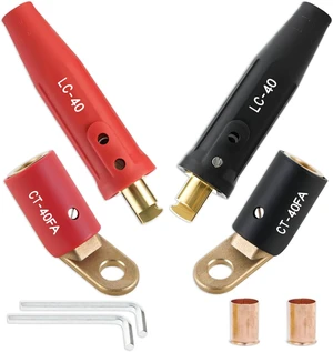 CT-40FA Welding Terminals & LC-40 Male Cable Connectors 2Set CT-40FA Welding Terminals & LC-40 Male Cable Connectors 2Set