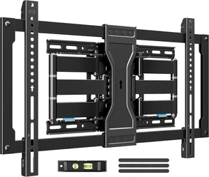 Ultra Slim TV Wall Mount for Most 37-90 inch TVs, 1.1" Thin Low Profile Full Motion TV Mount Bracket, Dual Swivel Articulating Arms with Tilt, Fits 16" Studs, Max VESA 600x400mm Holds 132lbs Ultra Slim TV Wall Mount for Most 37-90 inch TVs, 1.1" Thin Low Profile Full Motion TV Mount Bracket, Dual Swivel Articulating Arms with Tilt, Fits 16" Studs, Max VESA 600x400mm Holds 132lbs