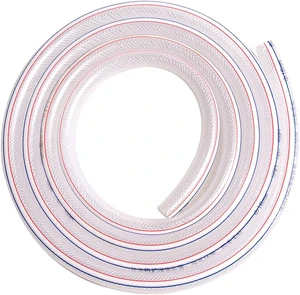 1" ID x 1-1/4" OD Soft Braided PVC Tubing, Clear Flexible PVC Tube Vinyl Hose Water Oil Winter antifreeze & Soft for Four Seasons (30Ft length) 1" ID x 1-1/4" OD Soft Braided PVC Tubing, Clear Flexible PVC Tube Vinyl Hose Water Oil Winter antifreeze & Soft for Four Seasons (30Ft length)