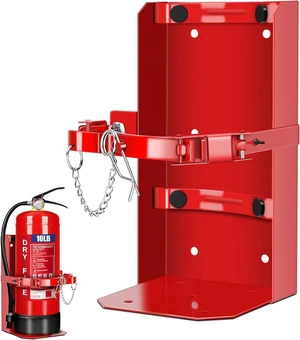 Heavy Duty Vehicle Bracket,Fire Extinguisher Brackets&Mounts-St12 Steel Red, Fit 10lb Dry/5lb Co2 Extinguisher-for School,Garage,Vehicle,Boat,Truck Generic Replacement for 809 by amerex Heavy Duty Vehicle Bracket,Fire Extinguisher Brackets&Mounts-St12 Steel Red, Fit 10lb Dry/5lb Co2 Extinguisher-for School,Garage,Vehicle,Boat,Truck Generic Replacement for 809 by amerex