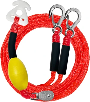 Heavy Duty Boat Tow Harness for Tubing, Self Centering Tow Harness, 360° Rotating Pulley & Large Hooks Floating Tube Rope for Pontoon, Ski, Wakeboard 12/16/24ft (Red/Yellow-Black Dot) Heavy Duty Boat Tow Harness for Tubing, Self Centering Tow Harness, 360° Rotating Pulley & Large Hooks Floating Tube Rope for Pontoon, Ski, Wakeboard 12/16/24ft (Red/Yellow-Black Dot)