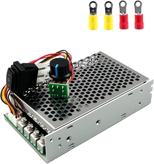 DC Motor Speed Controller 10-55V 60A PWM with Forward-Brake-Reverse Switch DC Motor Speed Controller 10-55V 60A PWM with Forward-Brake-Reverse Switch