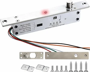 Electric Drop Bolt Door Lock with LED Indicator, Fail-Secure DC12V Electric Drop Bolt Door Lock with LED Indicator, Fail-Secure DC12V