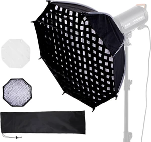 35.4"/90cm Bowens Mount Softbox, Quick Release Octagonal Softbox 35.4"/90cm Bowens Mount Softbox, Quick Release Octagonal Softbox