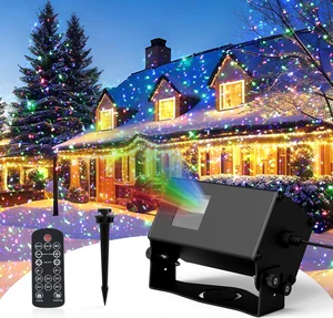 Outdoor Laser Lights Projector, RGB Color Firefly Lights Projection Light, Christmas Star Projector with Remote Control, Holiday Halloween Decor for Home, Garden, Trees, RGB 3 Color Motion Outdoor Laser Lights Projector, RGB Color Firefly Lights Projection Light, Christmas Star Projector with Remote Control, Holiday Halloween Decor for Home, Garden, Trees, RGB 3 Color Motion
