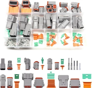 DT Connector Waterproof Kit 2 3 4 6 8 12 Pin Deutsch DT Connectors DT Connector Waterproof Kit 2 3 4 6 8 12 Pin Deutsch DT Connectors