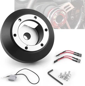 350Z Steering Wheel Quick Release Hub G35 Hub Adapter, Compatible with 350Z, 370Z, Sentra, Versa, Amada, Cube, Infiniti G35/G37 350Z Steering Wheel Quick Release Hub G35 Hub Adapter, Compatible with 350Z, 370Z, Sentra, Versa, Amada, Cube, Infiniti G35/G37